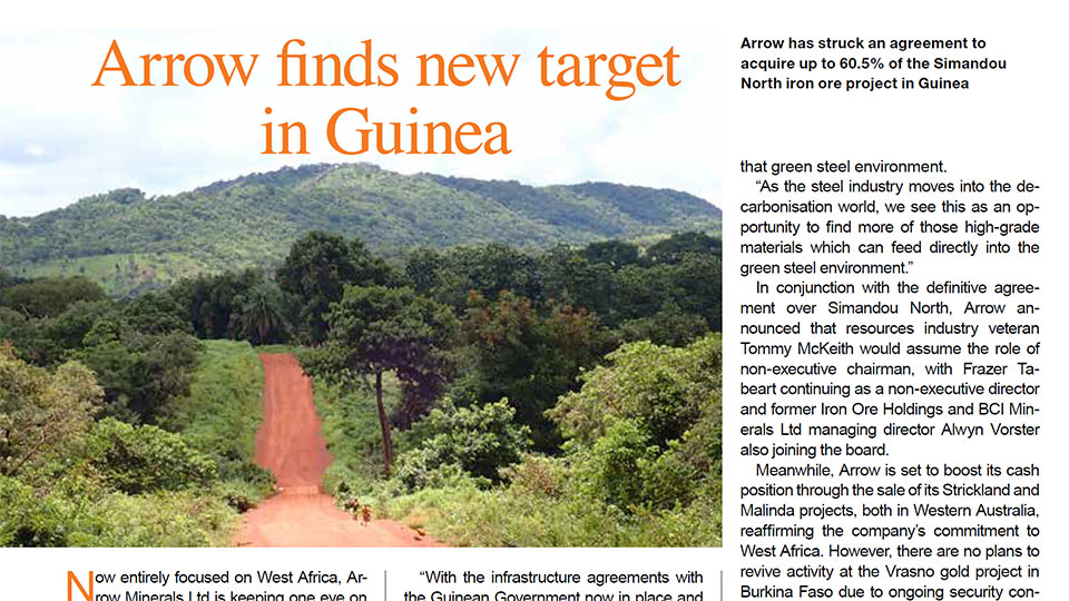 Australia’s Paydirt: Arrow finds new target in Guinea – December 2022 – January 2023