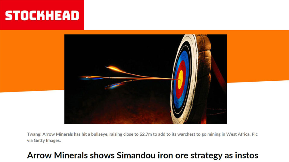 Stockhead: Arrow Minerals shows Simandou iron ore strategy as instos back placement to fund exploration